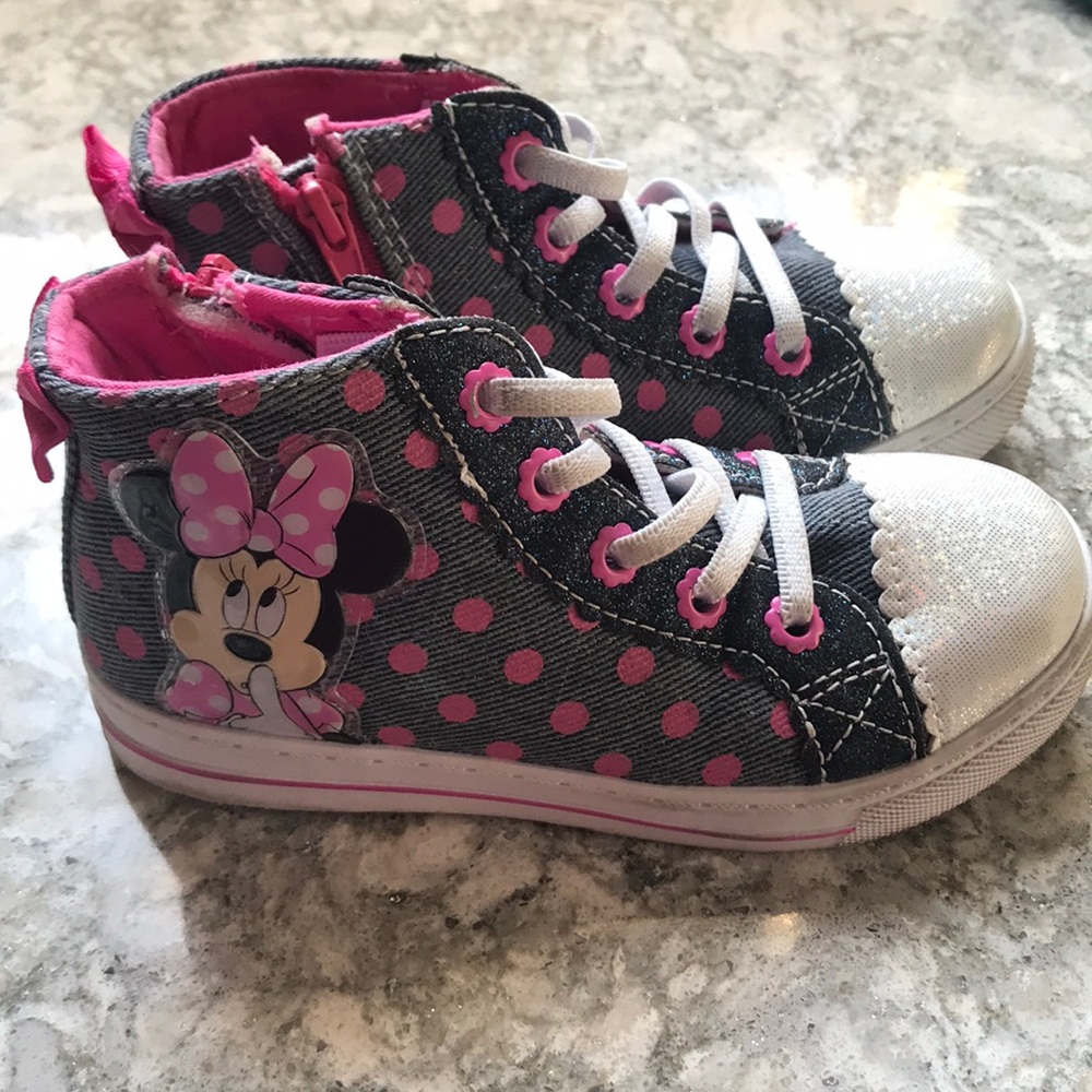Toddler Girl’s Minnie Mouse Hightop Sneakers